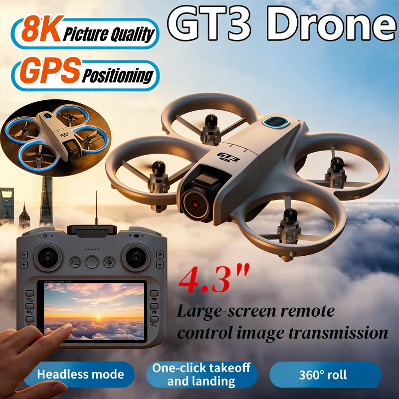 Drone Gt3 Rc - Hot 2026 GT3 MAX Drone 8K