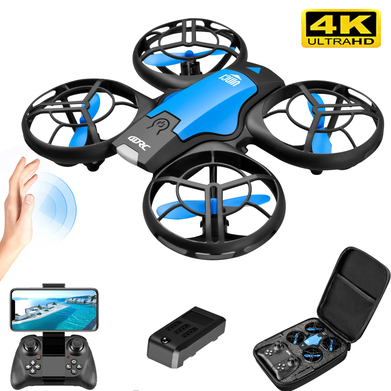 Drone Rc App - V8 New Mini Drone 4k profession