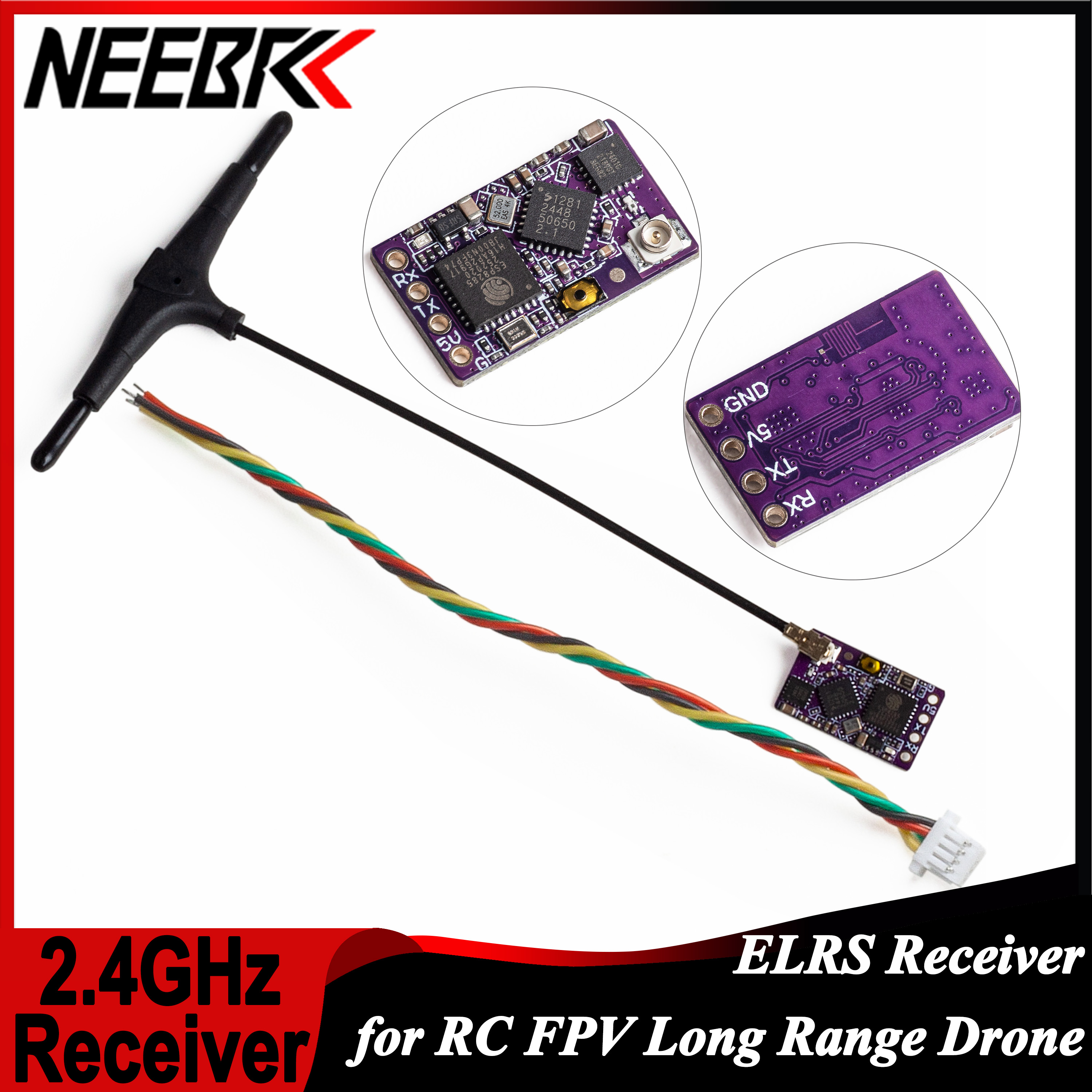 Drone With Rc 2 - 1/2/5/10PCS ELRS 2.4GHz RX Long Range