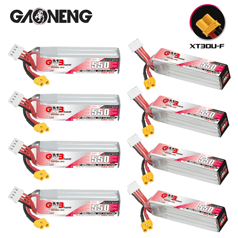 Drone Tech Rc - GNB HV 11.4V 550mAh 100C/200C Lipo