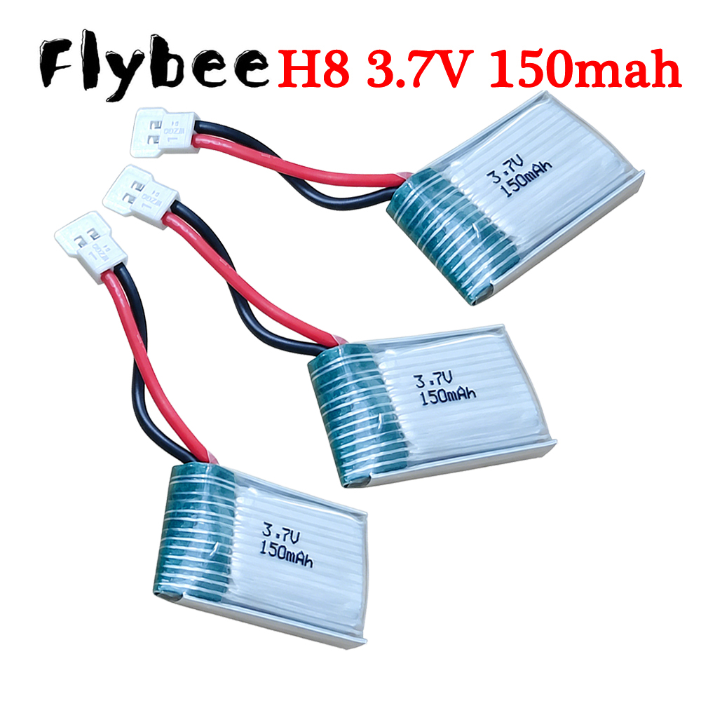 Drone Tech Rc - XH2.54 Plug, 3.7V 150mAh 651723 Lipo