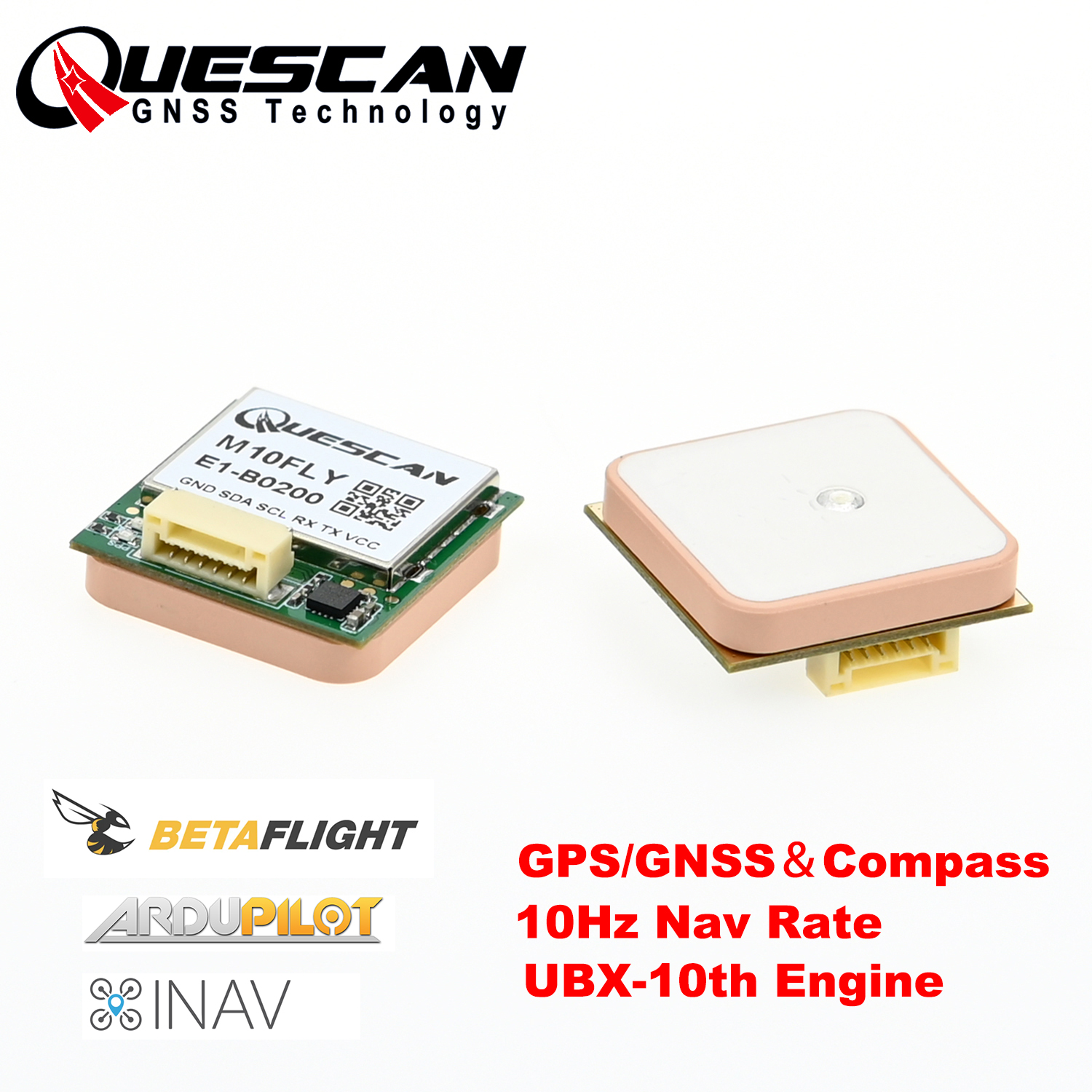 Gps Module Drone - Quescan 25mm*25mm M10FLY 10Hz M10 GPS