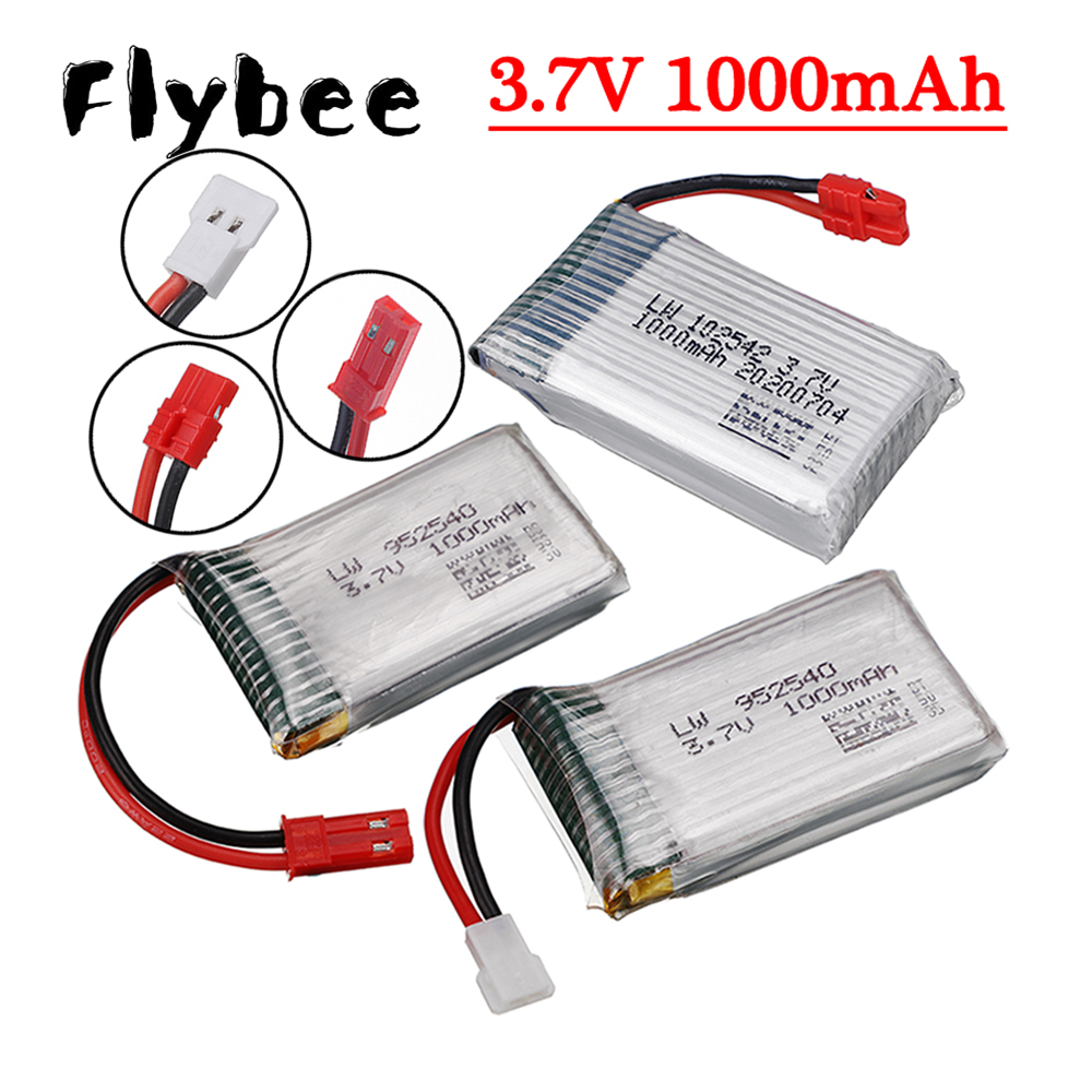 Drone Tech Rc - 3.7V 1000mah Lipo Battery For Syma