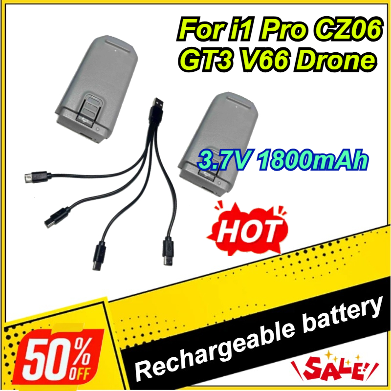 Drone Gt3 Rc - RC Quadcopter Accessory 3.7V 1800mAh Replacement