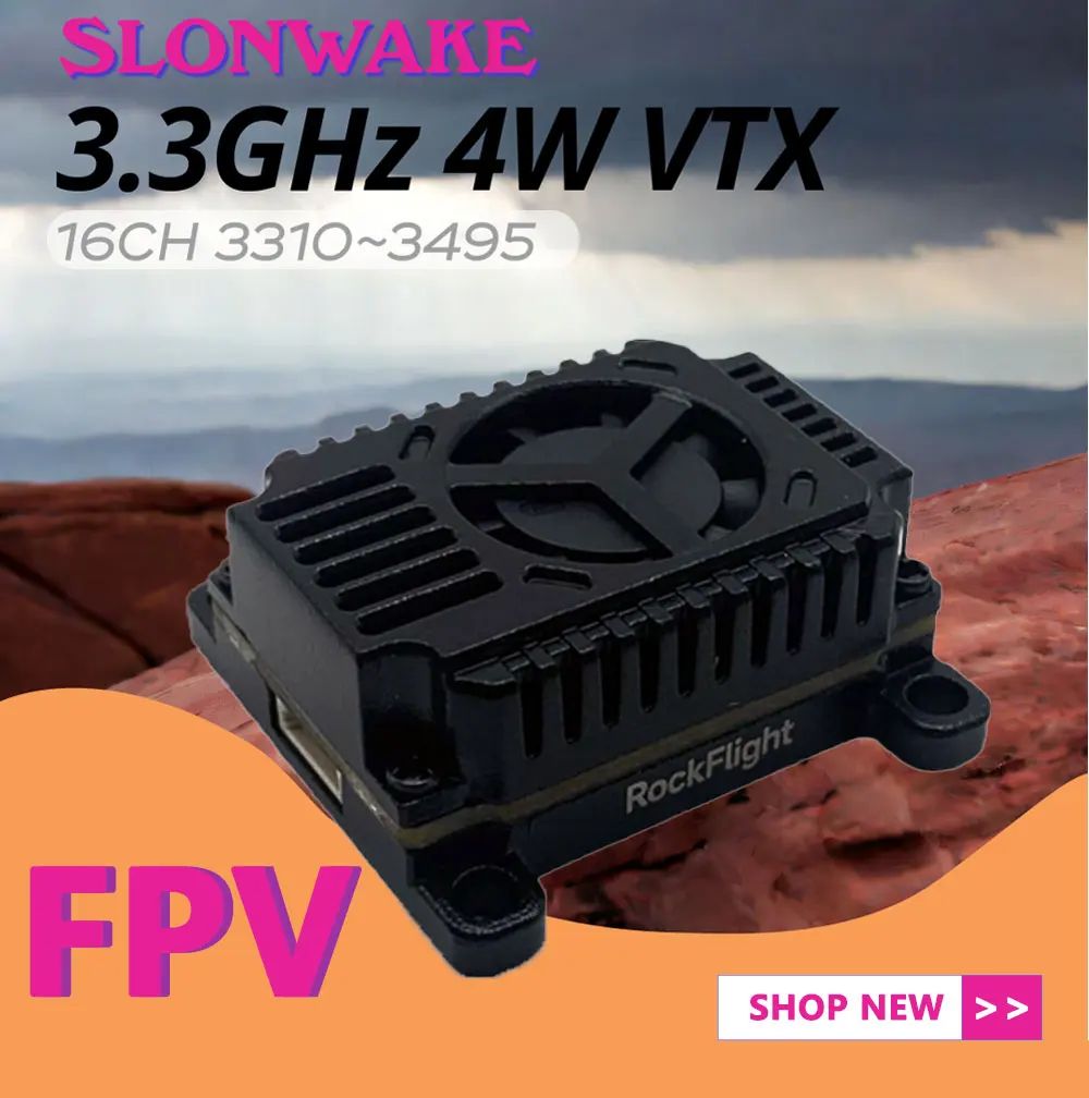 SLONWAKE FPV 3.3G 16CH 4000mW  - Drone Rc Controller 评论和价格