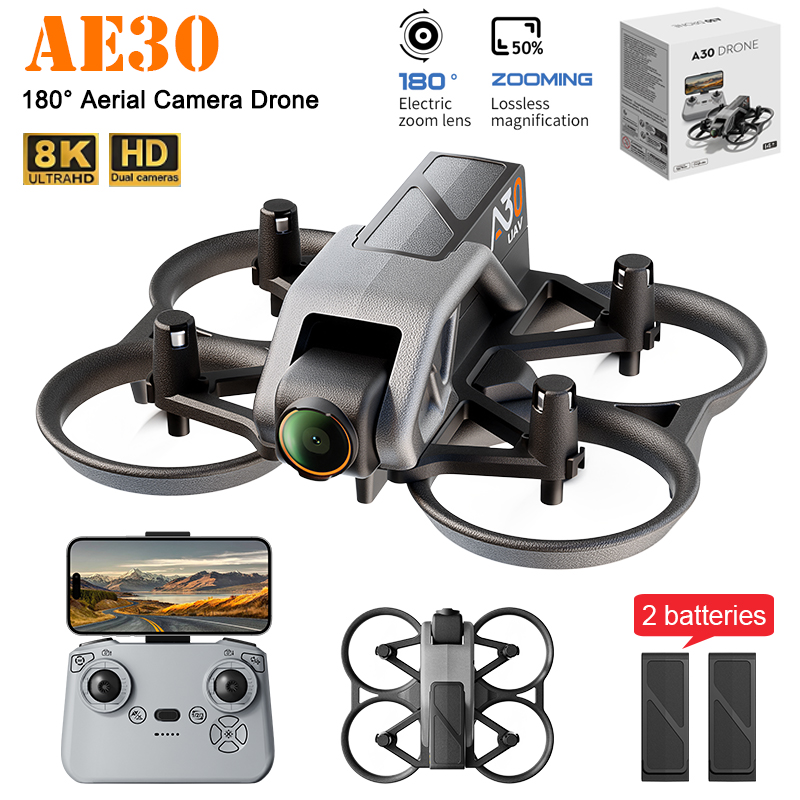 New 8K HD Mini Drone 180° Elec - Drone Rc App 评论和价格