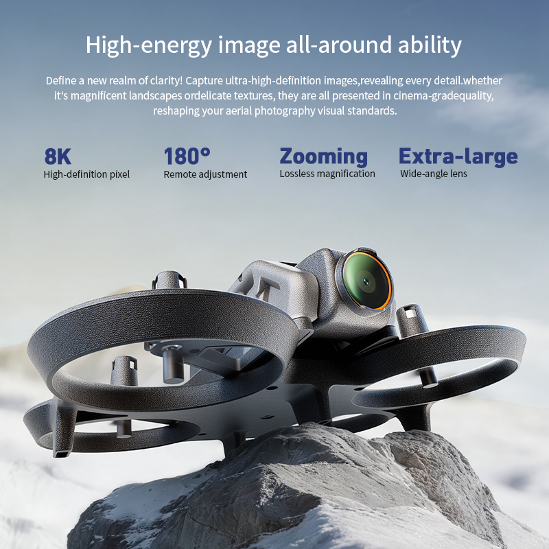 New 8K HD Mini Drone 180° Elec - Drone Rc App 评论和价格