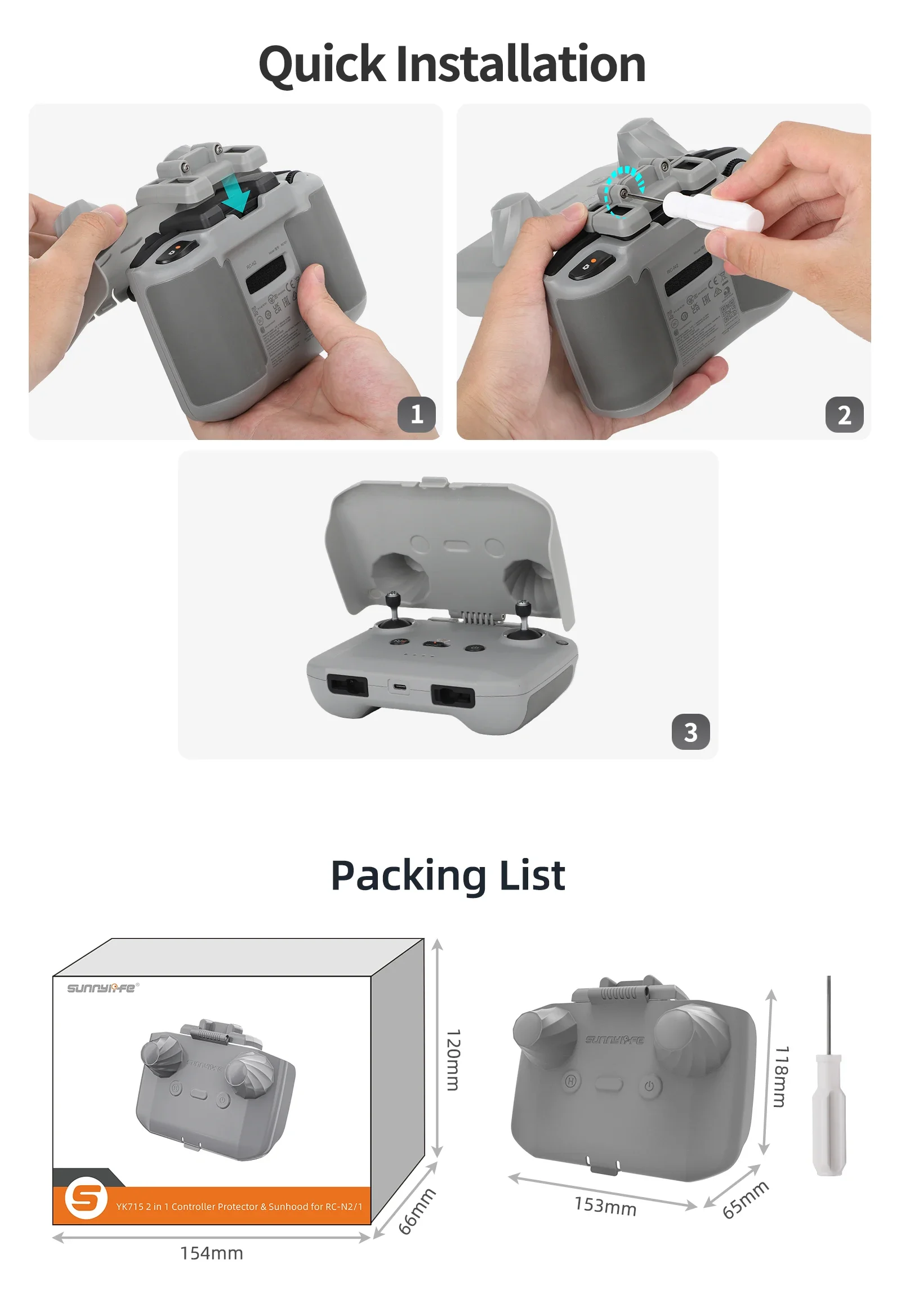 2 in 1 Controller Protector Su - Drone Rc Ufo 评论和价格
