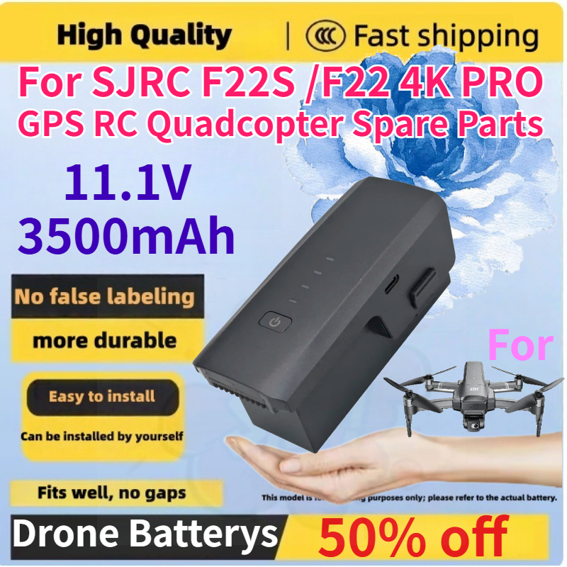 New 11.1V 3500mAh Drone Batter - Drone F22 Rc 评论和价格