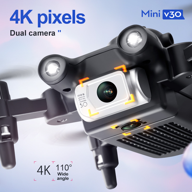 Mini V30 WiFi FPV Drone With 4 - Drone Kf Rc 评论和价格