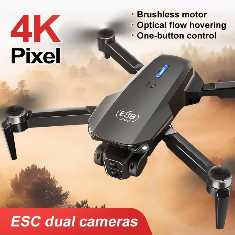 E88 plus Brushless Optical Flo - Drone Rc App 评论和价格