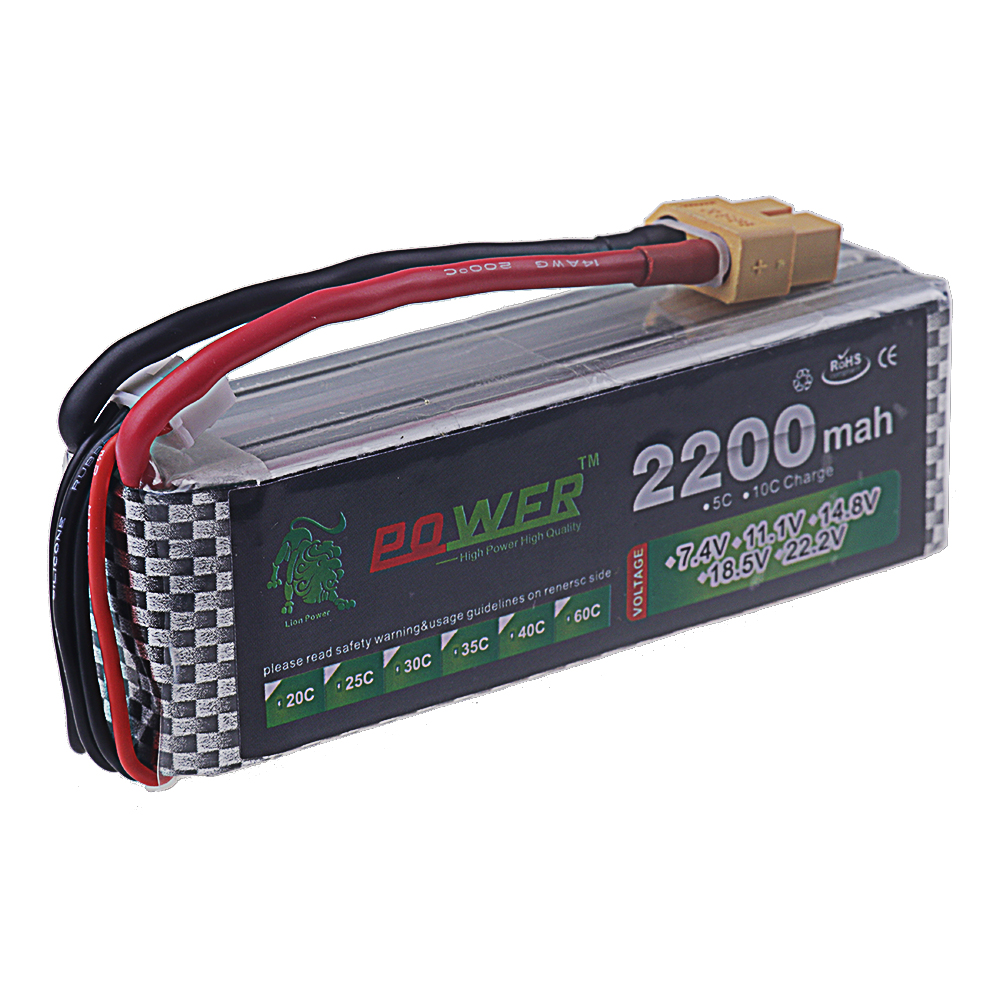 4S 2200mAh 60C 14.8V LiPo Batt - Drone Rc Truck 评论和价格