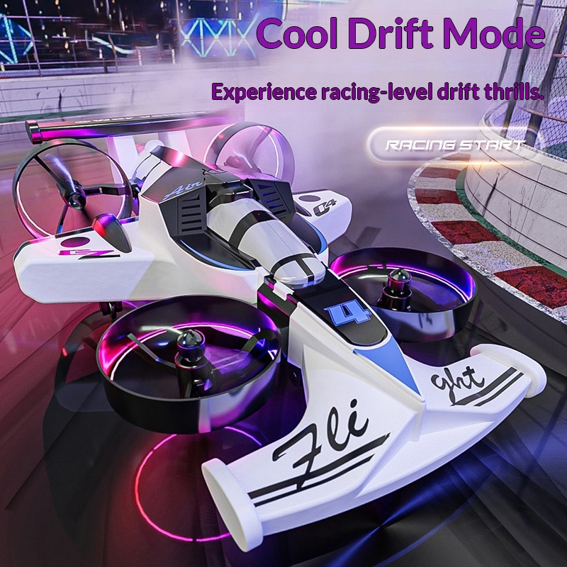 C4 2 In 1 RC 4 Axis Drone Stun - Rc Drone And Flying Car 评论和价格