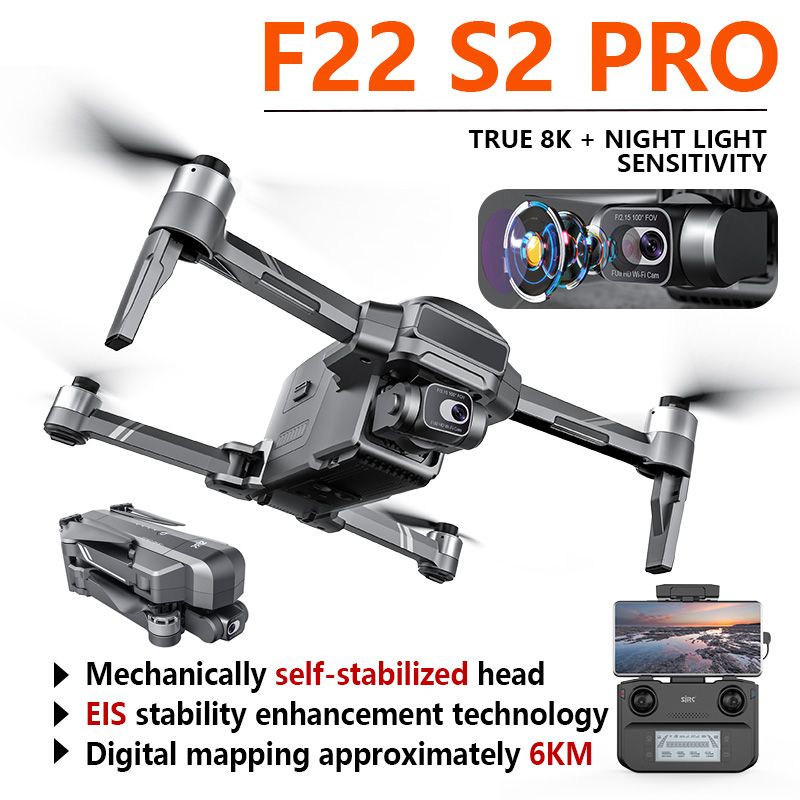 F22 S2 PRO Profesional HD Came - Drone F22 Rc 评论和价格