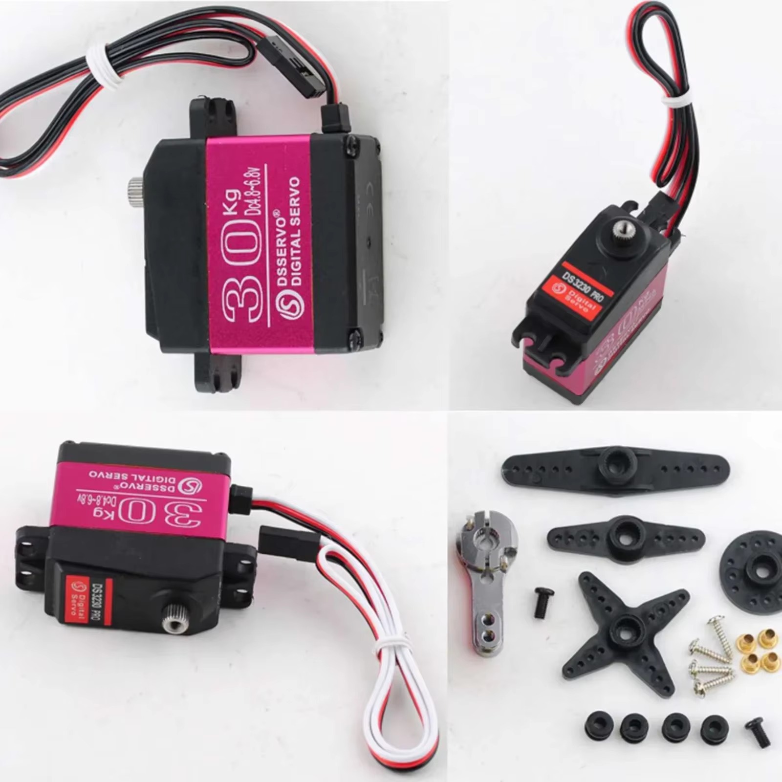 4Pcs DS3230PRO 30KG Digital Se - Drone Rc Truck 评论和价格