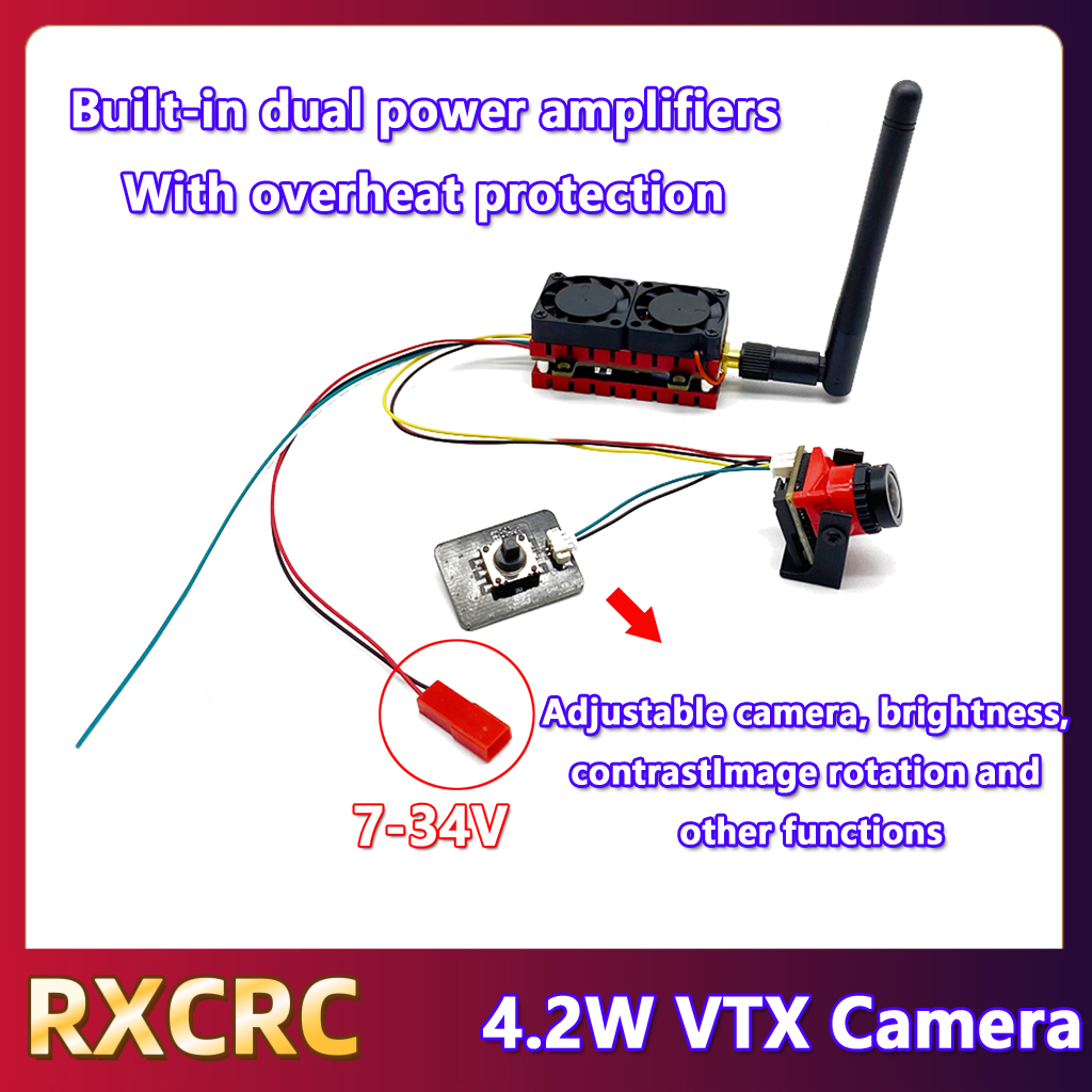 RXCRC 5.8G 48CH 4.2W High Powe - Drone Rc Controller 评论和价格