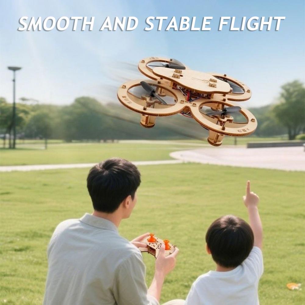 Rc Drone Toy Wooden Drone Puzz - Drone Rc Ufo 评论和价格