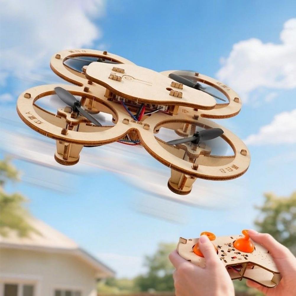 Rc Drone Toy Wooden Drone Puzz - Drone Rc Ufo 评论和价格