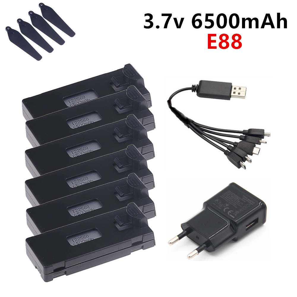 3.7V 6500mAh Lipo Battery For  - Drone Rc E99 评论和价格