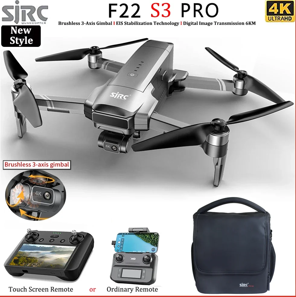 SJRC F22 S3 PRO Drone 4K Profe - Drone F22 Rc 评论和价格