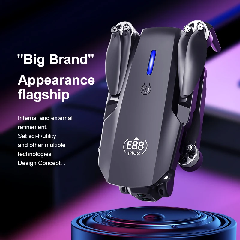 New E88 Plus Quadcopter Drone: - Drone Tech Rc 评论和价格