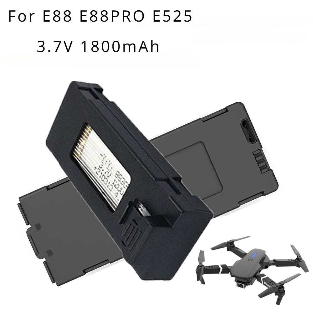 E88 Drone Battery 3.7V 1800mAh - Drone Rc E99 评论和价格