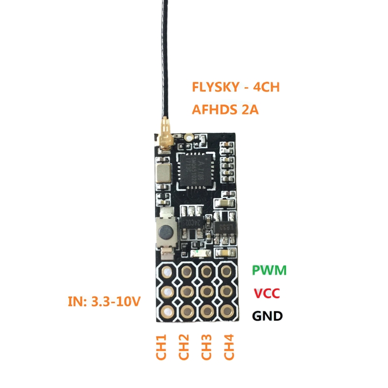 Flysky FS2A Mini Receiver 4CH  - Drone Rc Ufo 评论和价格