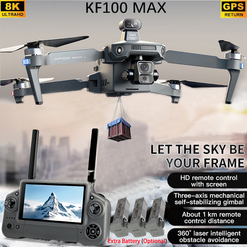 KF100 MAX GPS Drone 4K Camera  - Drone Rc App 评论和价格