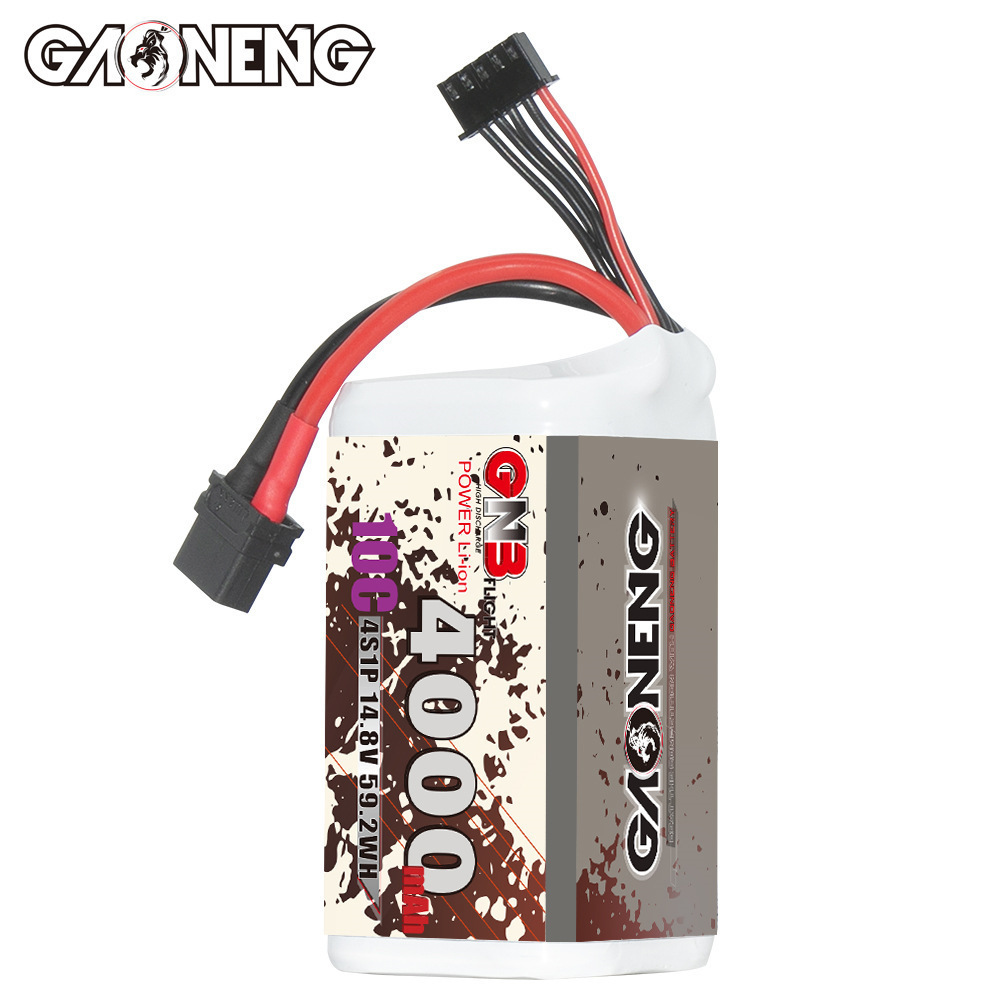 GNB 4000mAh 4S 14.8V 10C 20C W - Drone Tech Rc 评论和价格