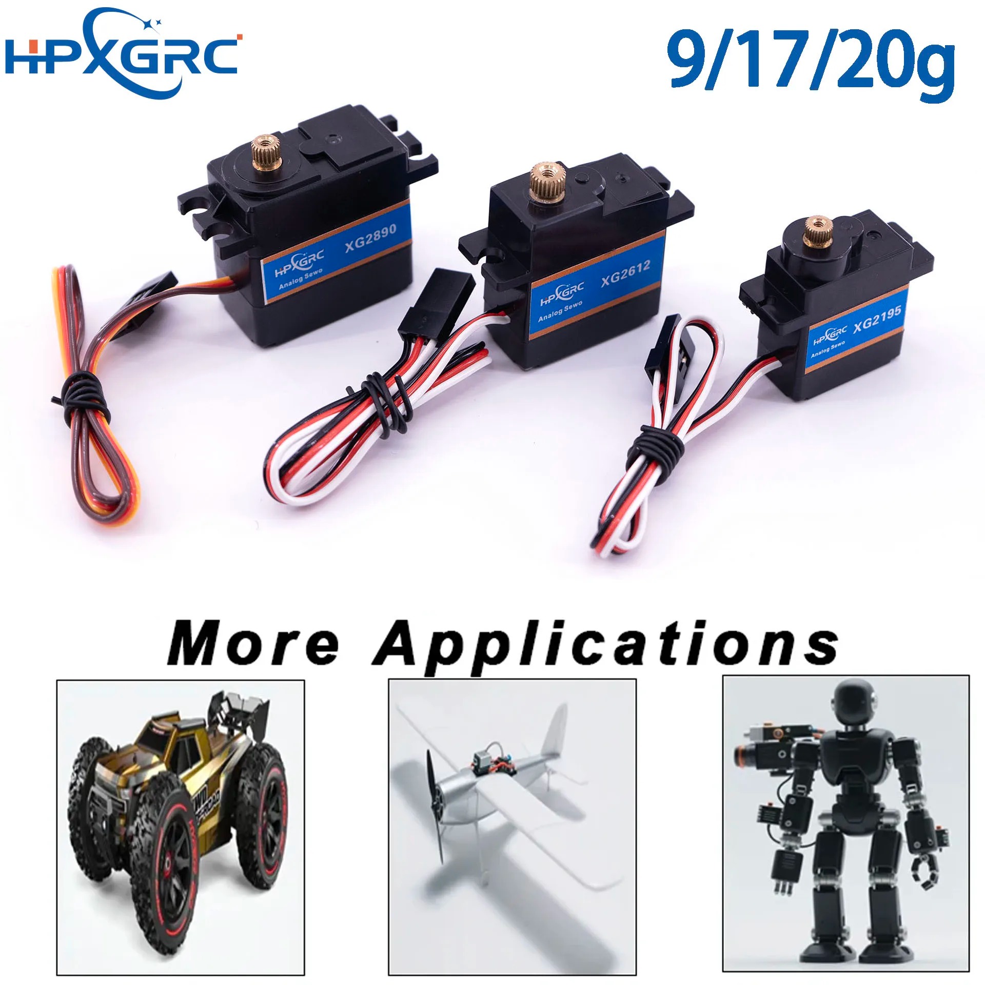 HPXGRC Waterproof Servo 9g 17g - Drone Rc Ufo 评论和价格