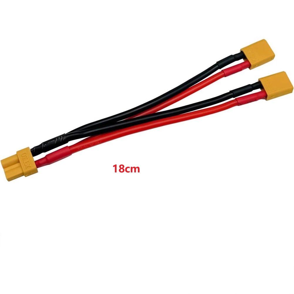 2 Male to 1 Female For XT30 Y  - Drone Rc Harness 评论和价格