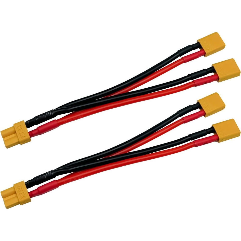 2 Male to 1 Female For XT30 Y  - Drone Rc Harness 评论和价格
