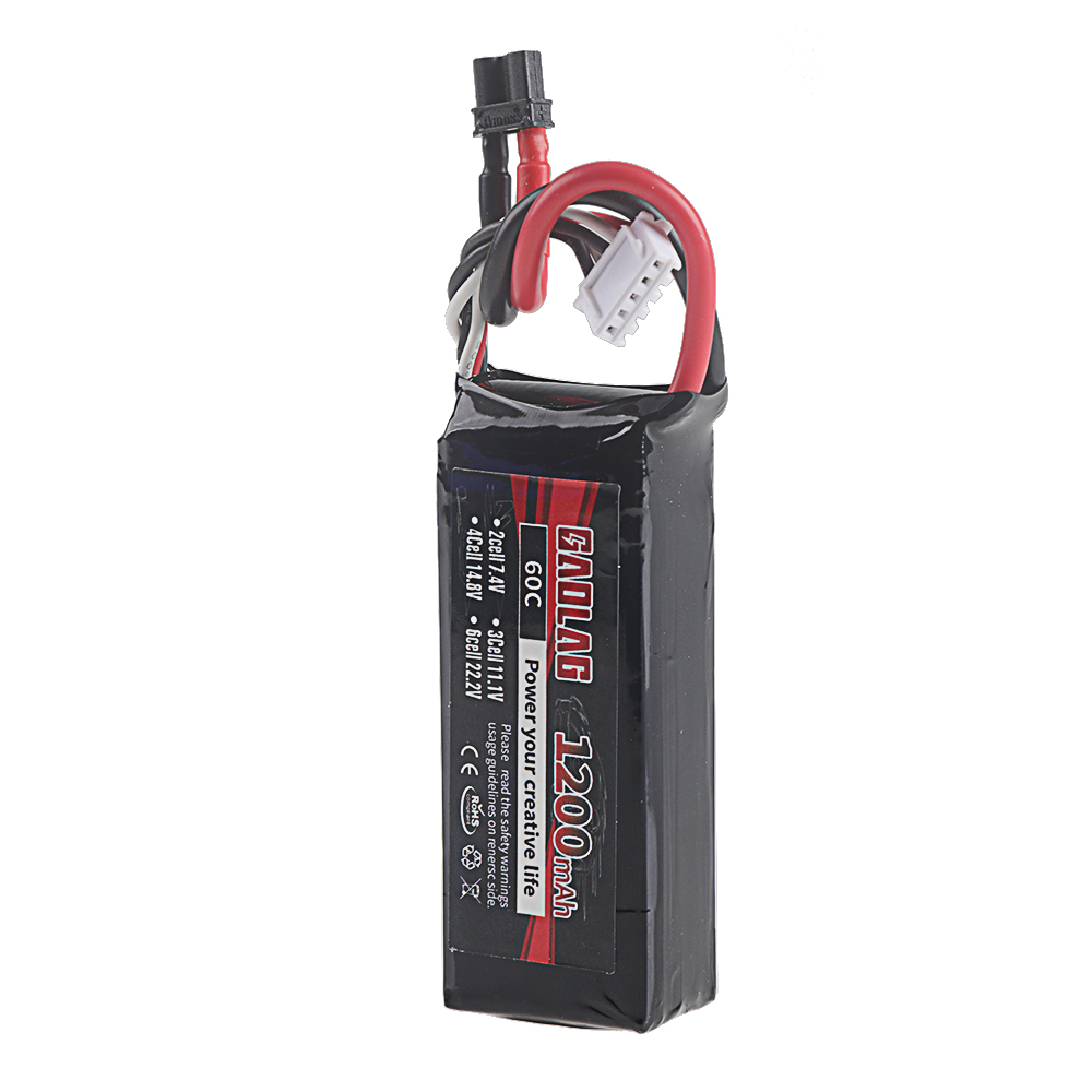 4S 14.8V 1200mAh 60C Lipo Batt - Drone Rc Truck 评论和价格