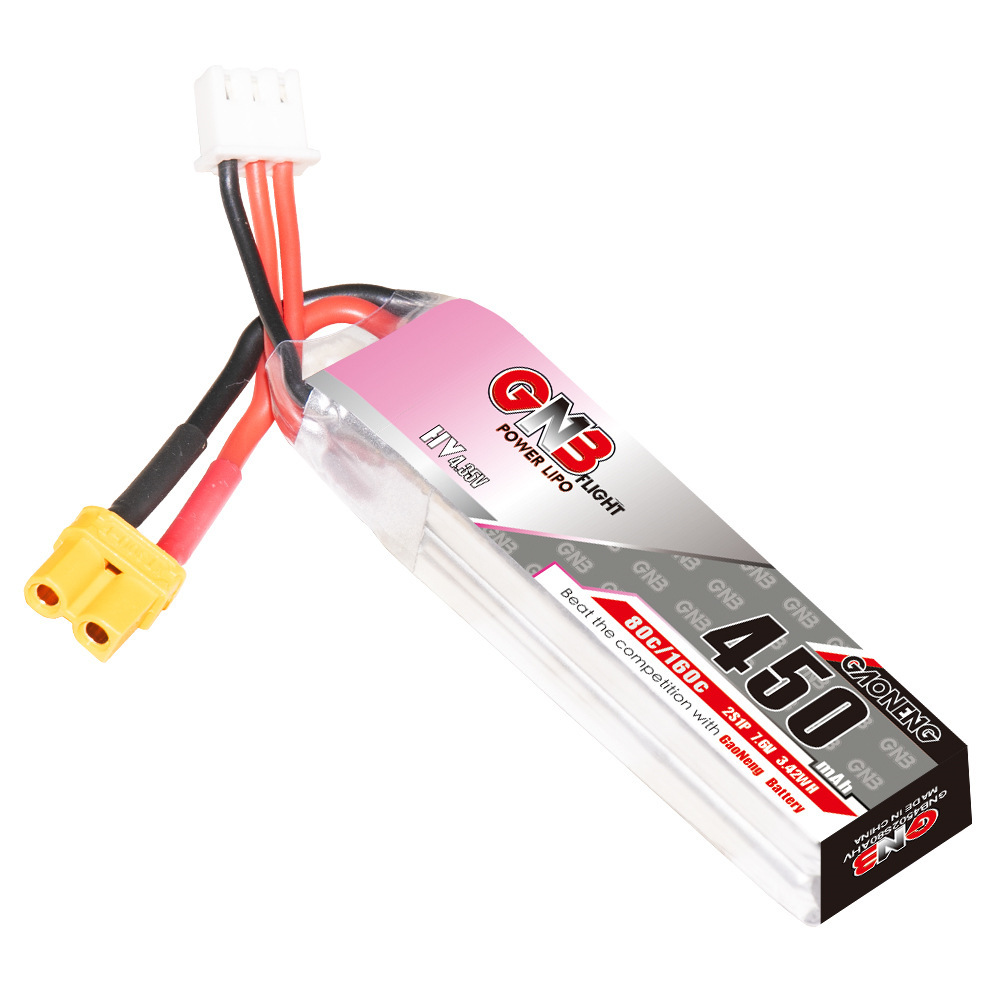 GNB LiPo Battery HV 2S 7.6V 45 - Drone Tech Rc 评论和价格