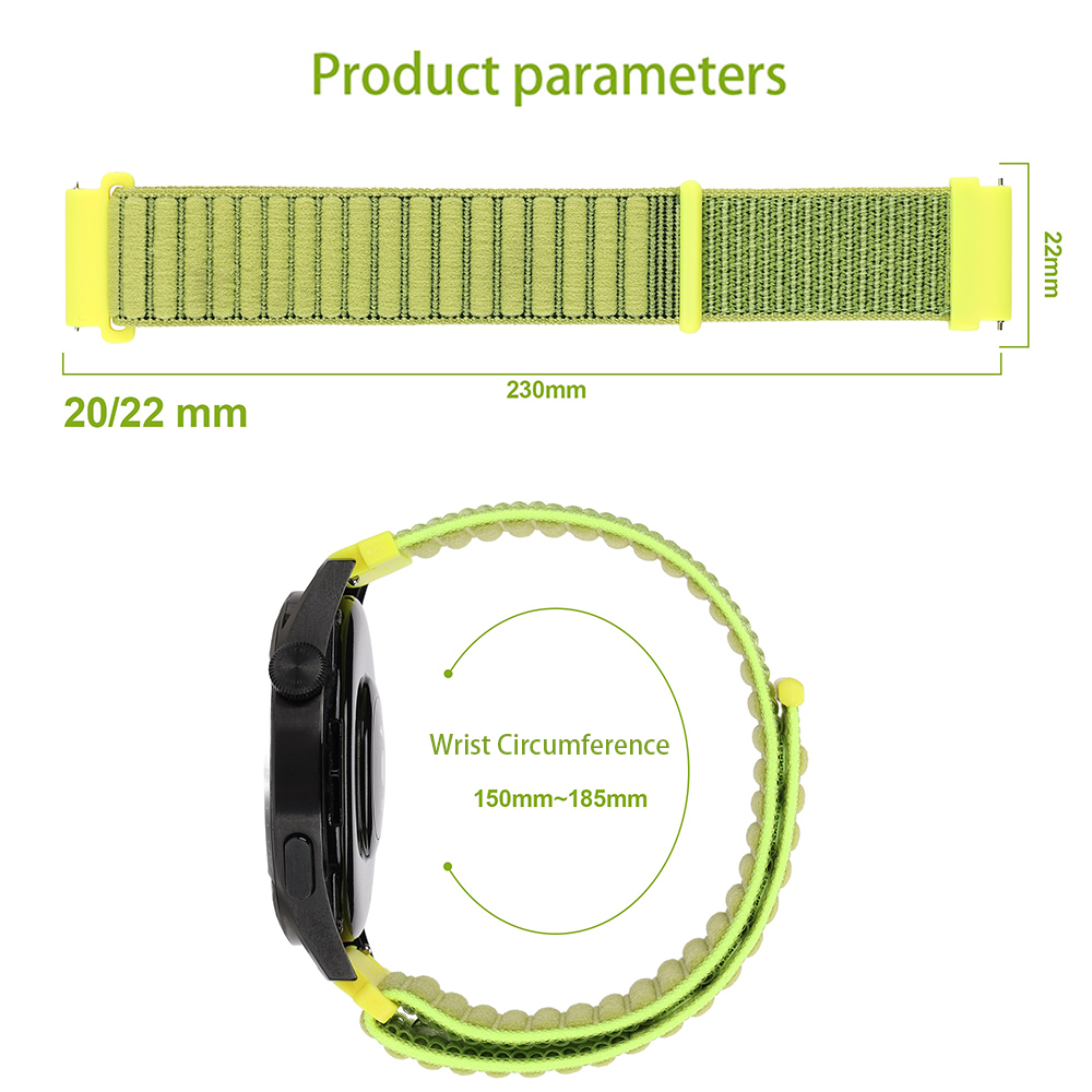 Nylon 20 22mm Strap For HUAWEI - Drone Gt3 Rc 评论和价格