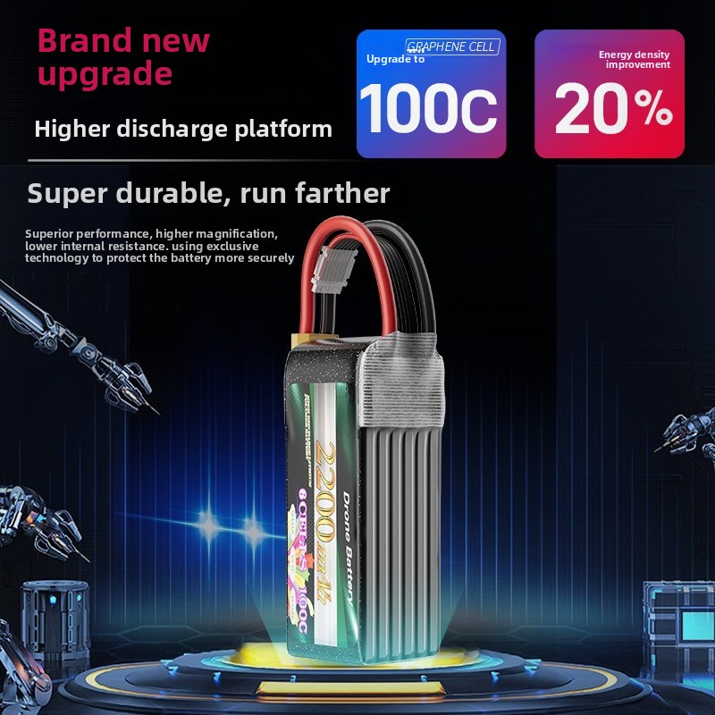 High-rate 2200mAh 6S 22.2V 100 - Rc Drone And Flying Car 评论和价格