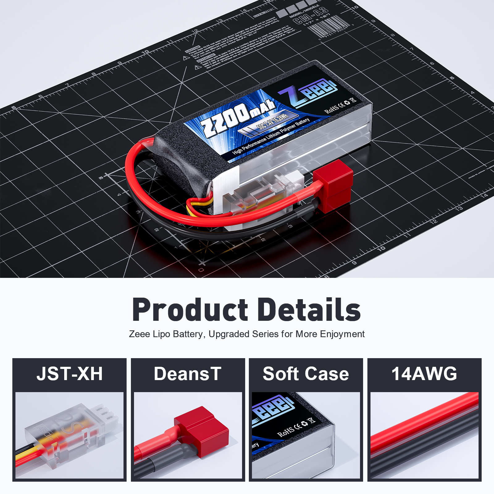 Zeee 2S 2200mAh Shorty RC Lipo - Drone Rc Truck 评论和价格
