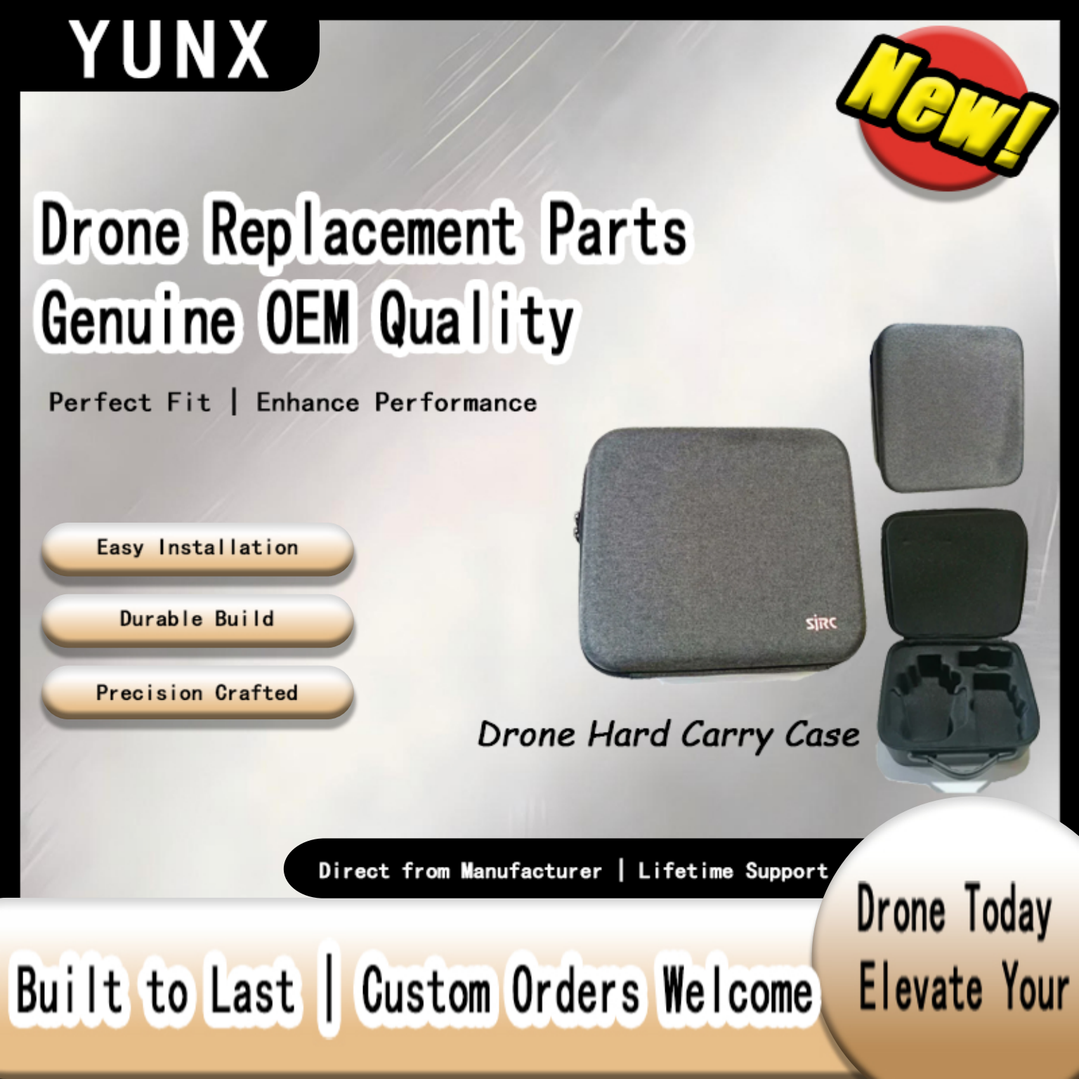 YUNX Portable Hard Storage Sui - Drone F22 Rc 评论和价格