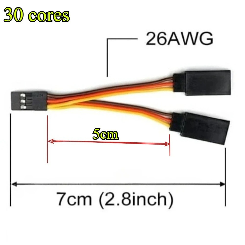 5/10Pcs 5cm 30 Core Servo Spli - Drone Rc Harness 评论和价格