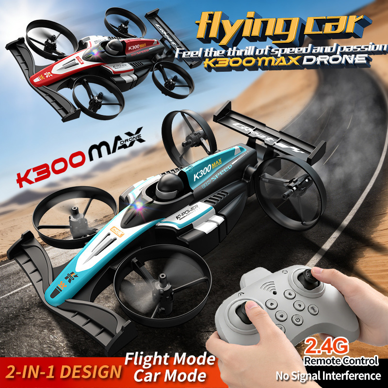 New K300 2-In-1 Land & Air Dua - Rc Drone And Flying Car 评论和价格