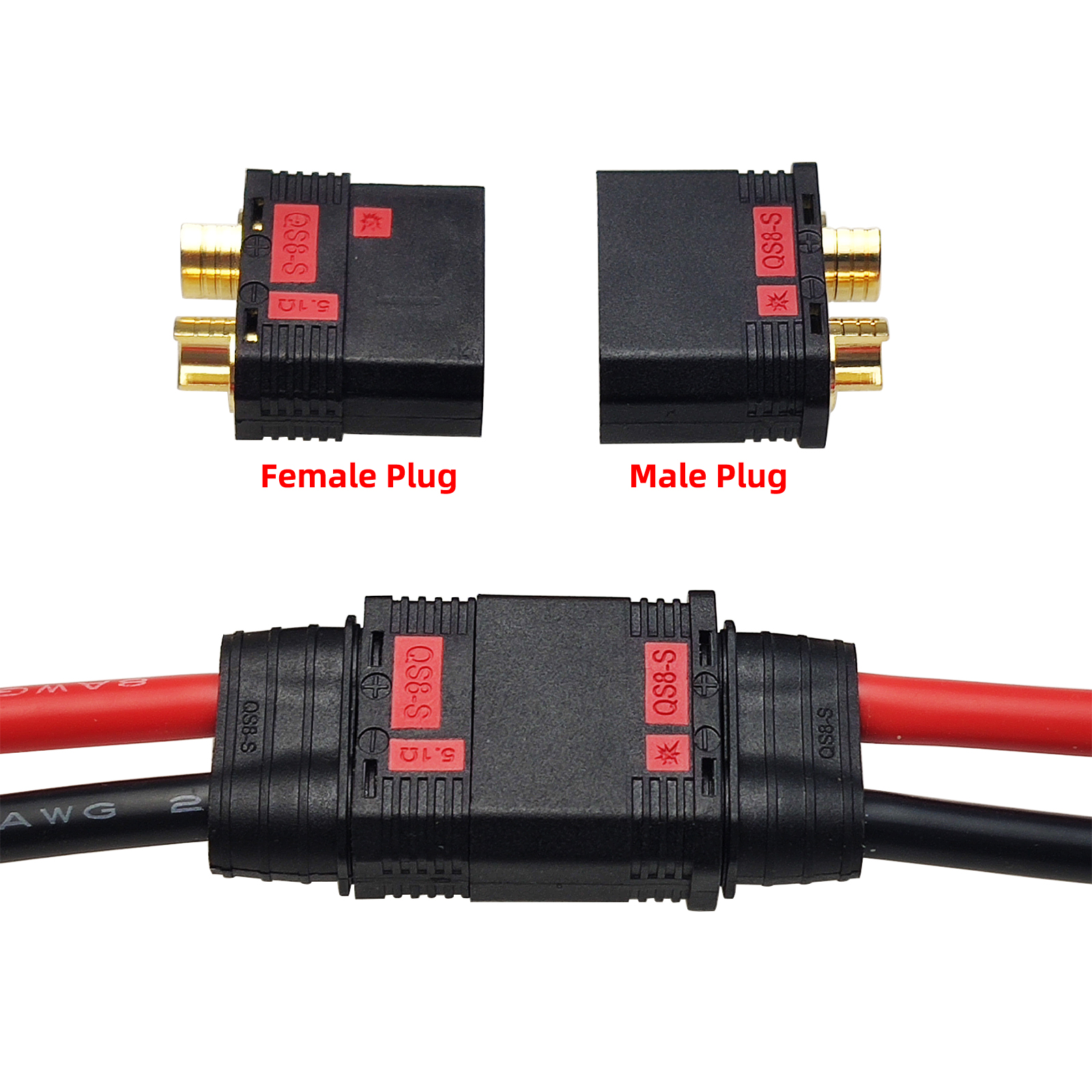 QS8-S Anti Spark Connector Ada - Drone Rc Harness 评论和价格