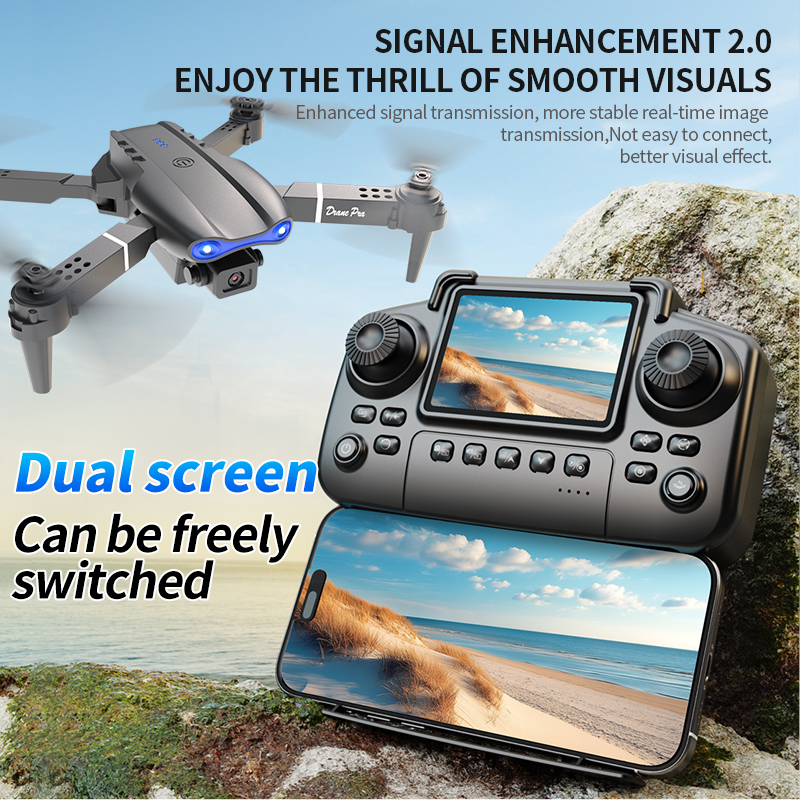 E99 PRO Drone Screen Control A - Drone Rc E99 评论和价格