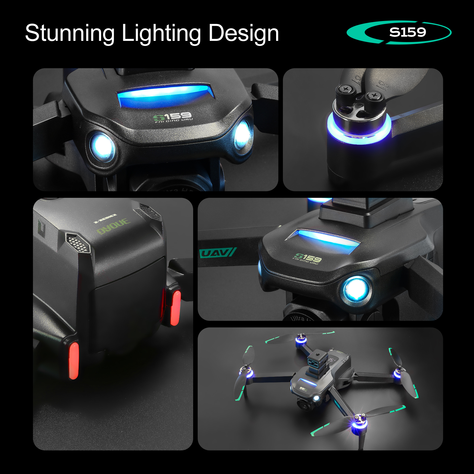 S159 GPS Drone 4K Profesional  - Gps Module Drone 评论和价格