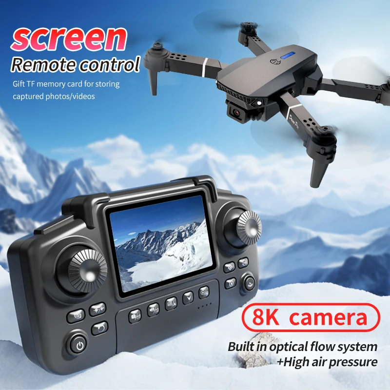 E88 PRO Drone with screen 4K H - Drone Rc App 评论和价格